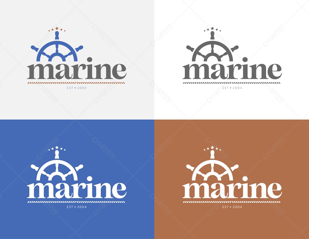 Logo Para Marinha Ou Cruzeiros