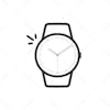 ícone de relógio ou smartwatch