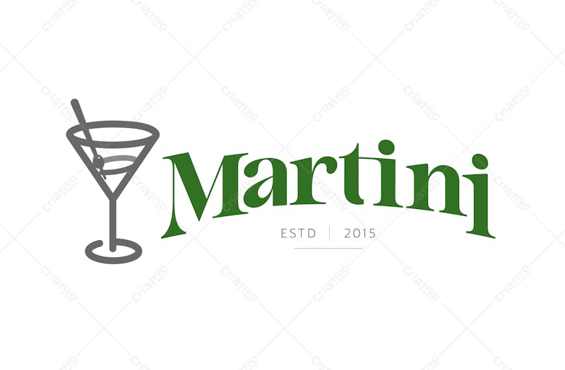 Logotipo para martini