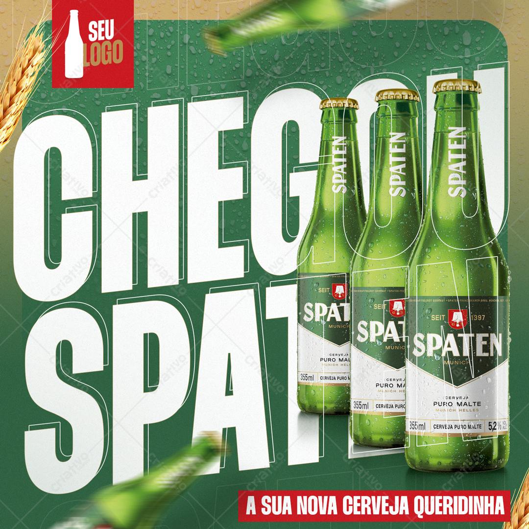 Flyer Cerveja Lançamento PSD Editável