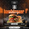 Delicioso hambúrguer psd editável promoção