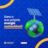 Energia solar template social media