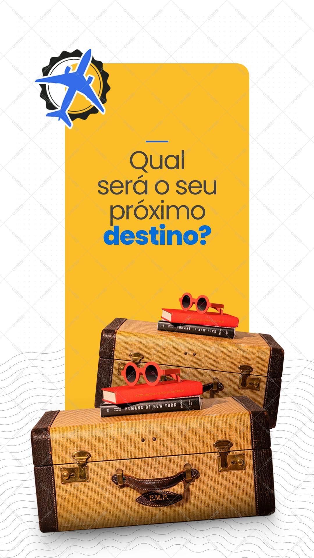Story para Viagem PSD Editável