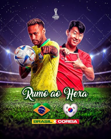 Flyer copa do mundo rumo ao hexa