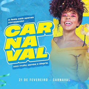 Psd social media carnaval feed