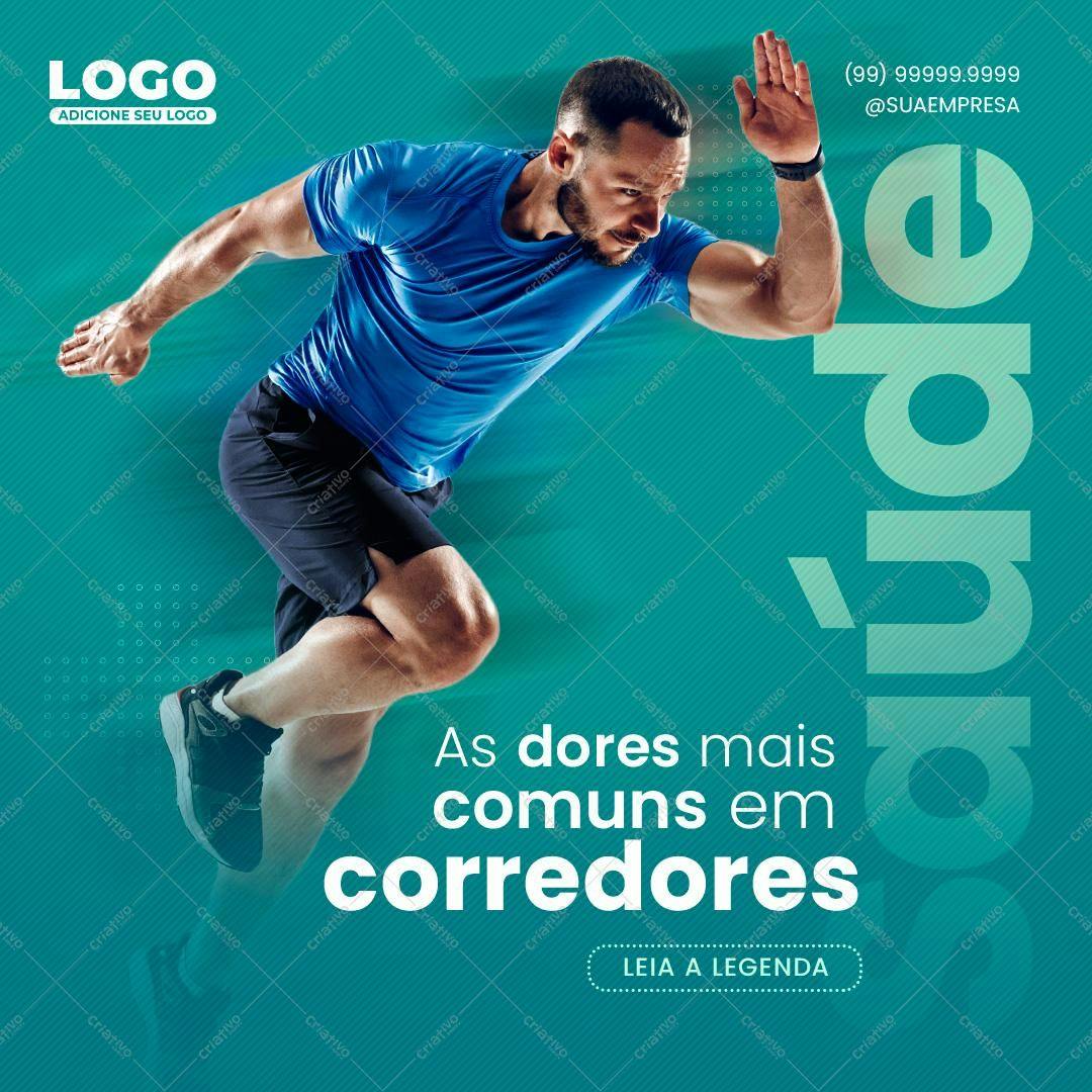 Post para Instagram Corrida PSD Editável