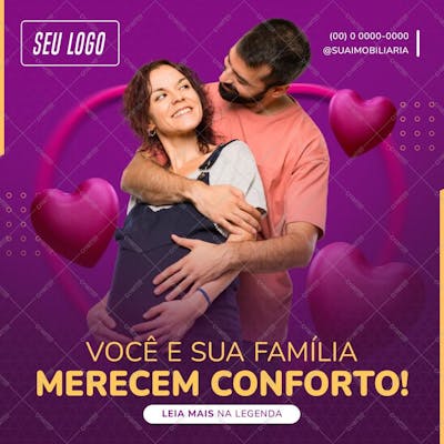 Feed - Você E Sua Família Merecem Conforto! - Psd