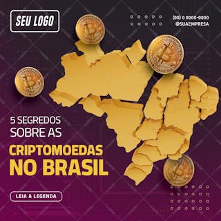 Feed 5 segredos criptomoedas no brasil psd