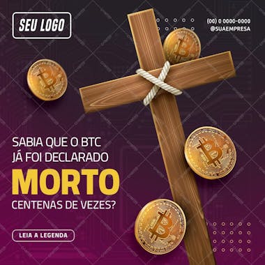 Feed btc declarado morto centenas de vezes psd