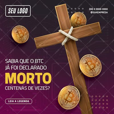 Feed - Btc Declarado Morto Centenas De Vezes - Psd