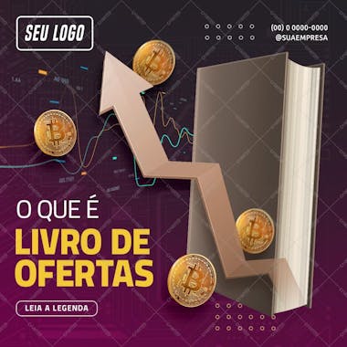 Feed livro de ofertas psd