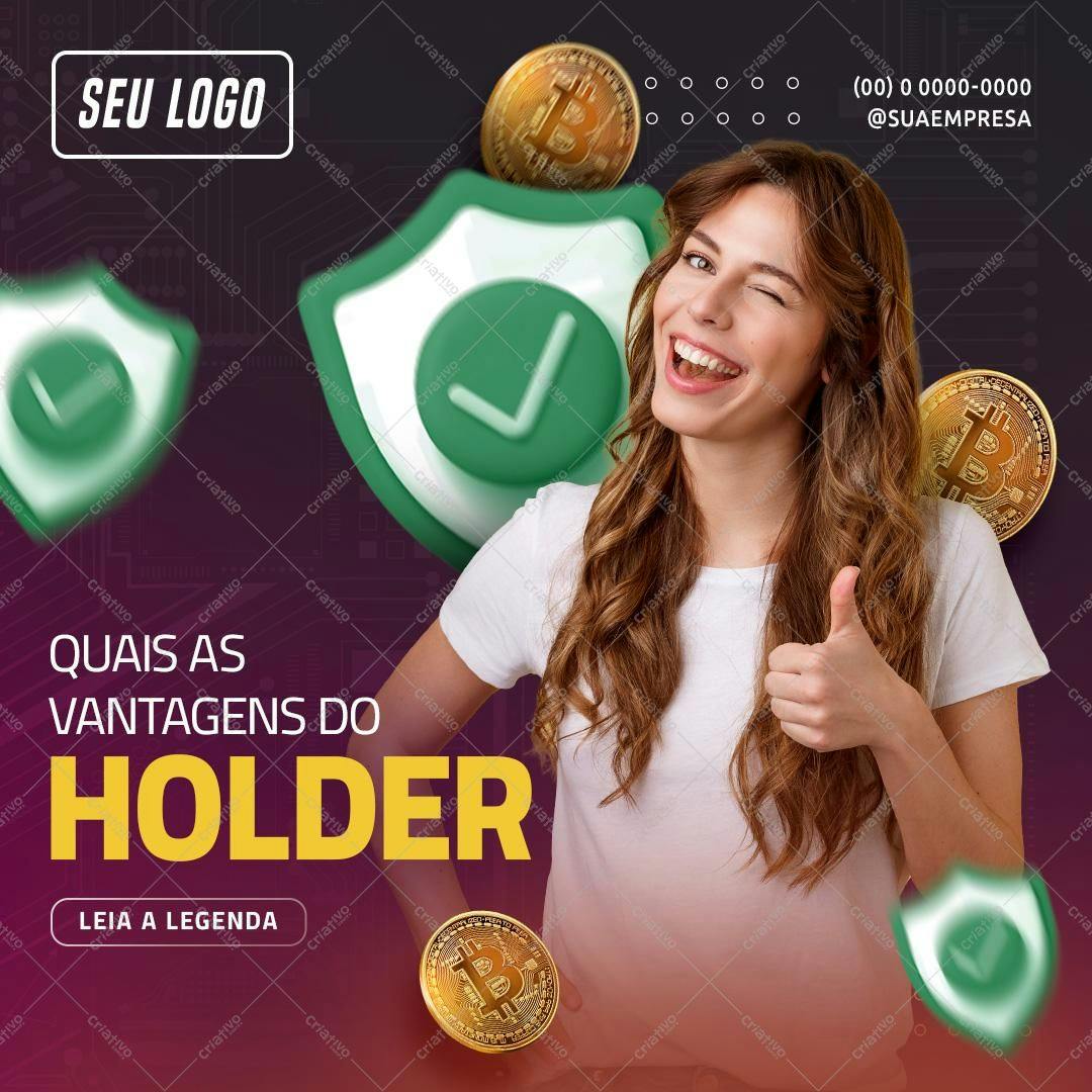 Banner para Divulgação de Holder PSD Editável