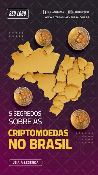 Story 5 segredos criptomoedas no brasil psd