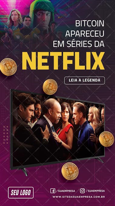 Story bitcoin apareceu em séries da netflix psd