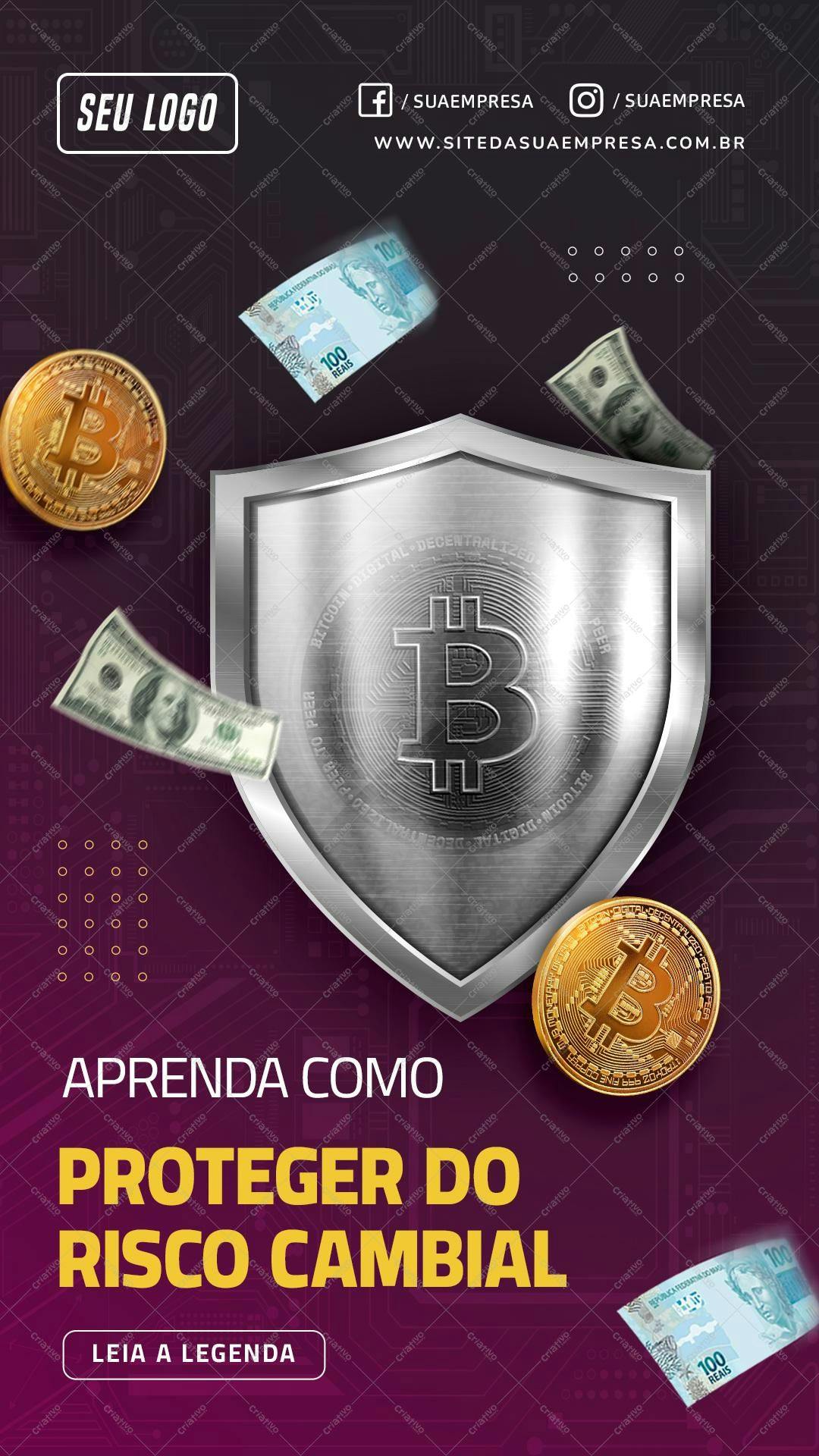 Banner para Proteção Financeira PSD Editável