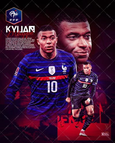 Psd Pre Jogo Mbappe Feed