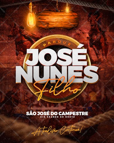 Arte Para Evento Vaquejada  - Psd