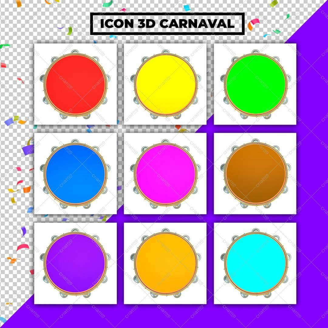 Banner Carnaval PNG com fundo transparente
