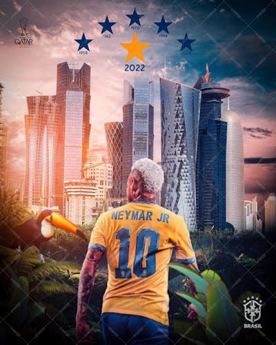 Flyer Neymar Chegando Em Qatar Feed