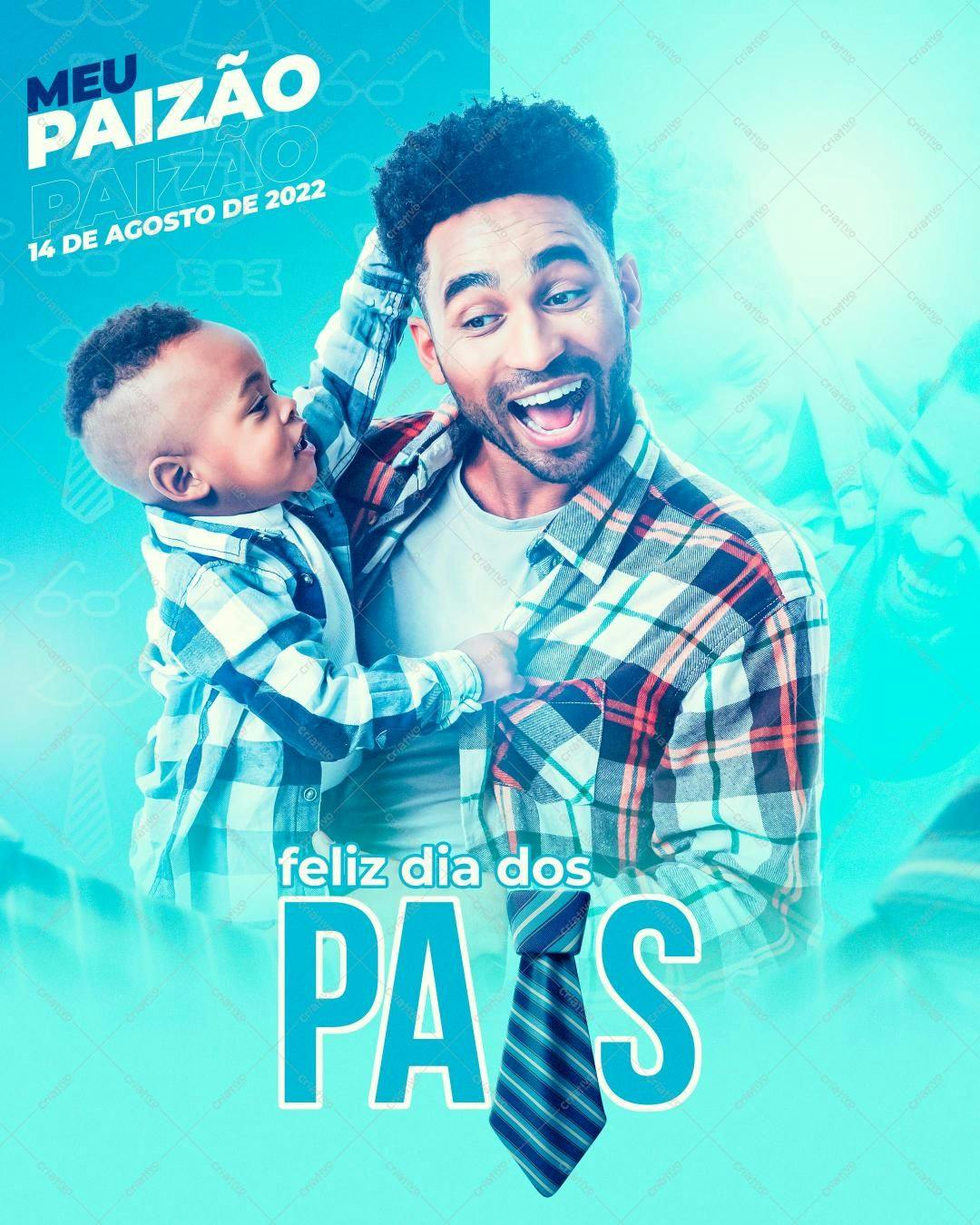 Flyer para o Dia dos Pais PSD Editável