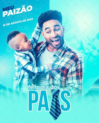 Flyer Dia Dos Pais Feed - Psd
