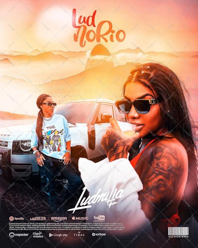 Flyer Lud No Rio Social Media Psd Editavel