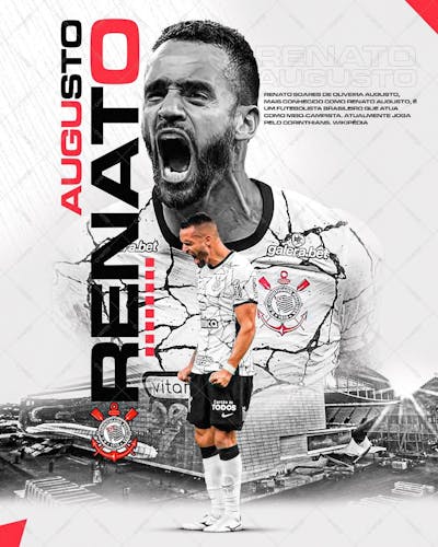Flyer Story Jogador De Futebol Renato Augusto Social Media Psd Editavel (1)