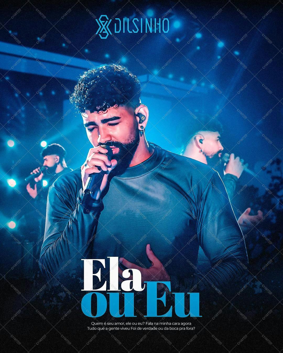 Flyer para Show Musical do Dilsinho PSD Editável