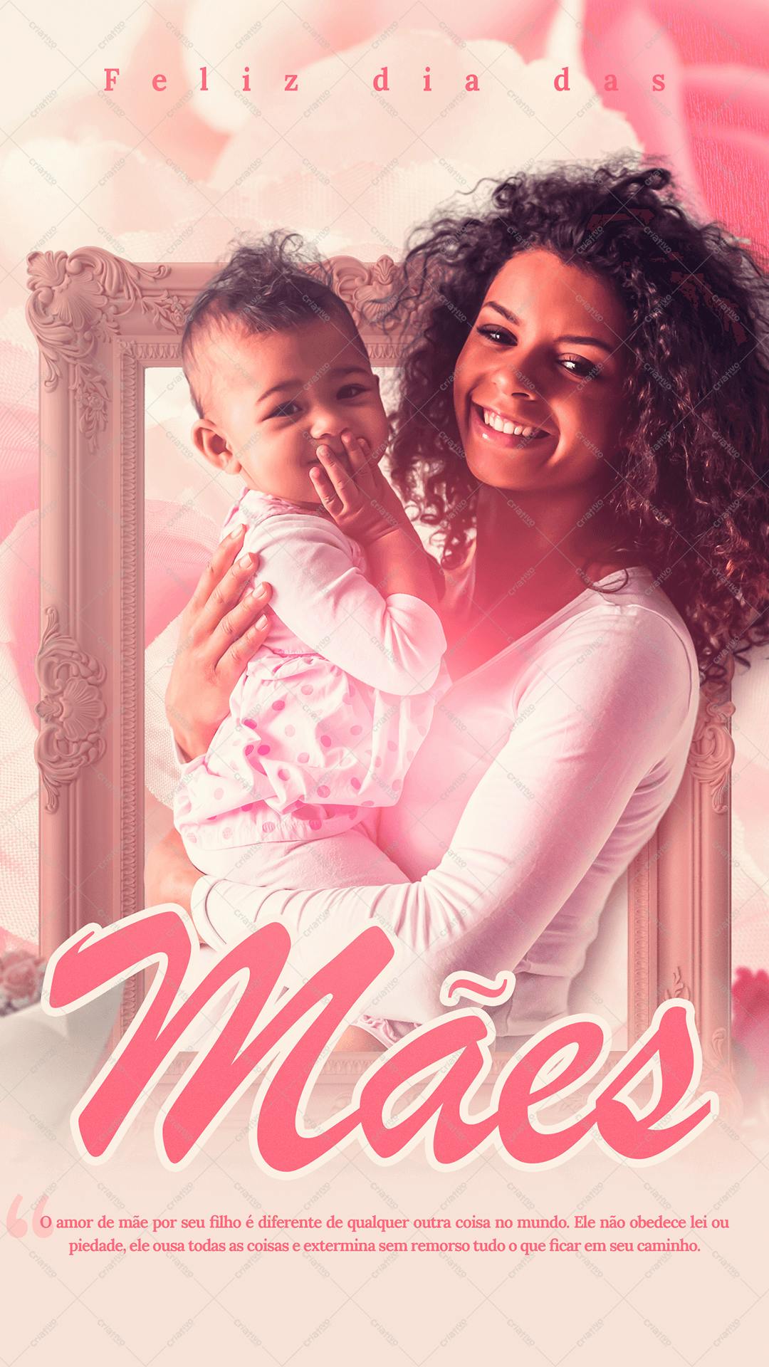 Modelo de Dia das Mães PSD Editável