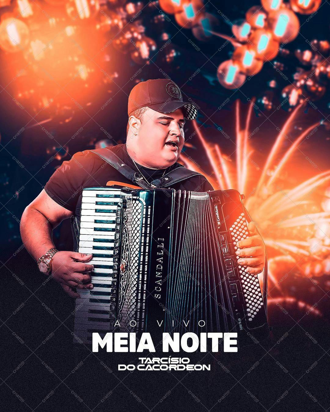 Flyer para Show Musical de Tarcísio do Acordeon PSD Editável