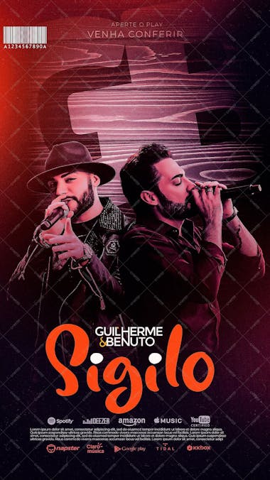 Flyer de eventos guilherme e benuto story