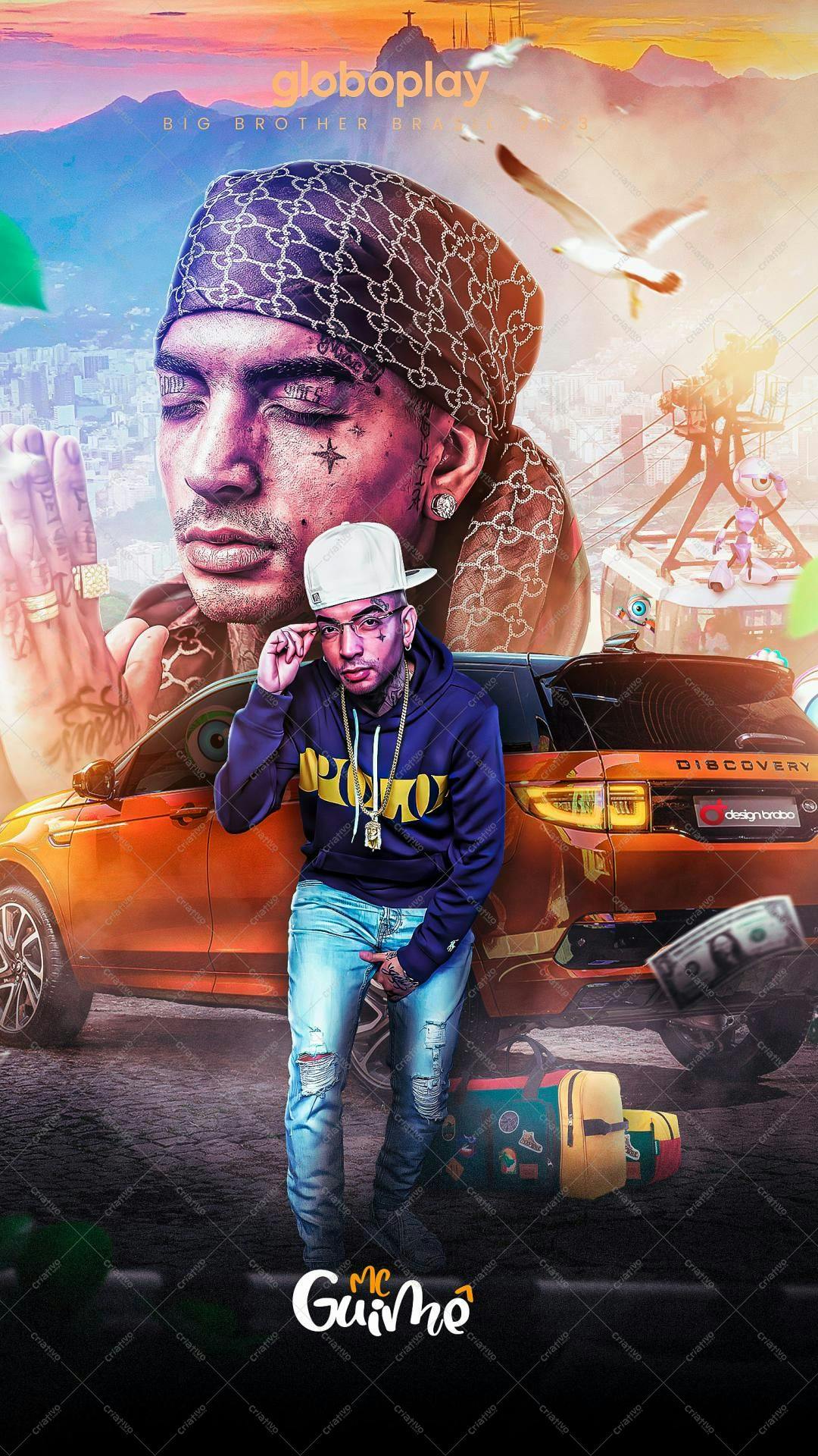 Arte para fã de MC GuiMe PSD Editável