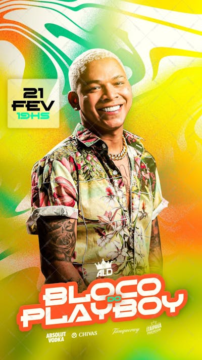 Flyer Carnaval Aldair Playboy - Feed