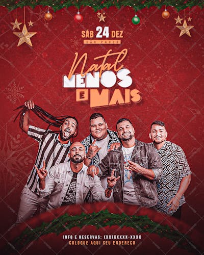 Natal Menos É Mais - Psd