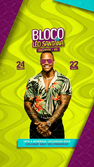 Story Bloco Léo Santana