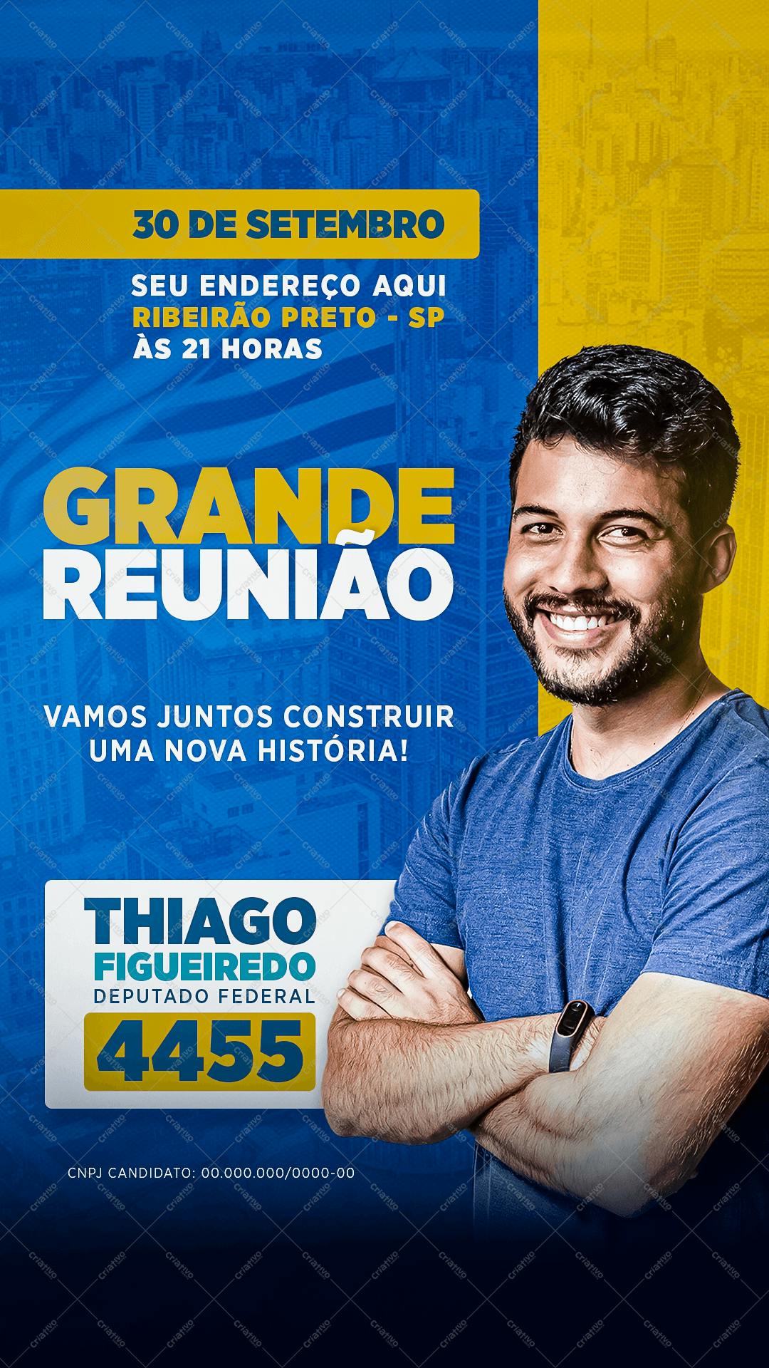 Flyer para Campanha Política PSD Editável