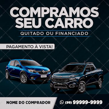 Social media compramos seu carro