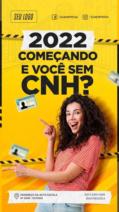 Feed - 2022 Começando E Você Sem Cnh - Psd