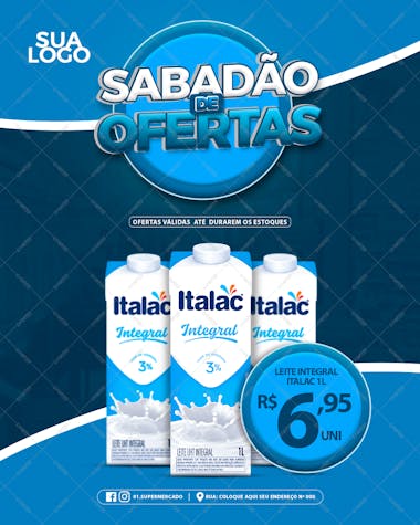 Feed sabadão de ofertas leite integral italac