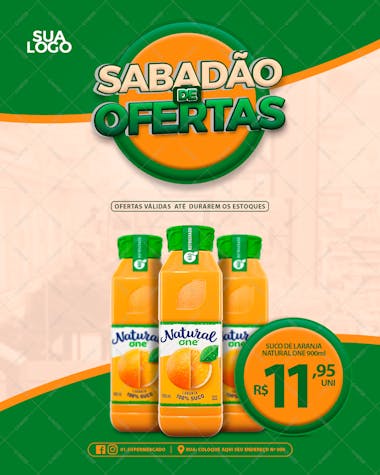 Feed sabadão de ofertas suco natural one