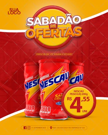 Feed sabadão de ofertas nescal