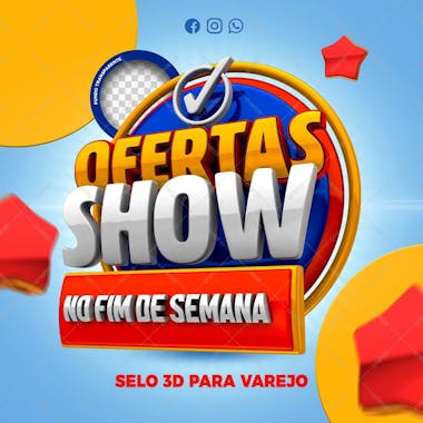 Selo ofertas show fds posição 03