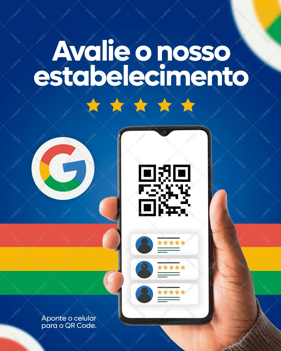 Modelo de Flyer para Avaliação de Empresa PSD Editável