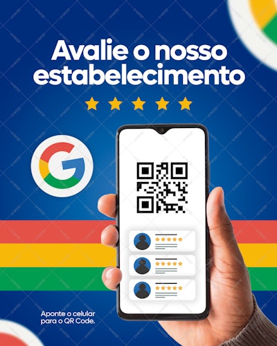 Modelo de Flyer para Avaliação de Empresa PSD Editável
