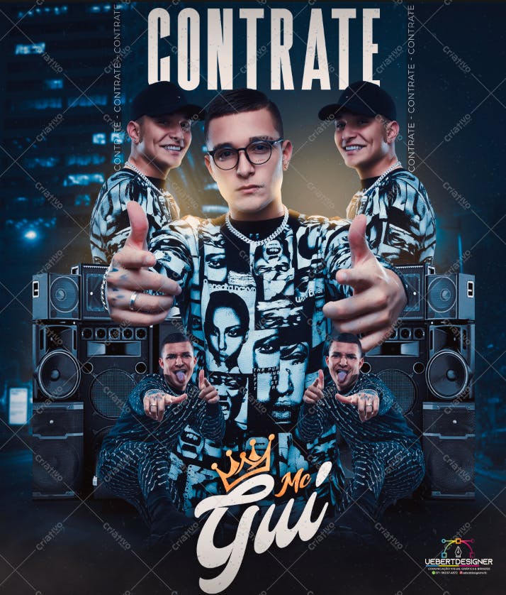 Poster para Show Mc Gui PSD Editável
