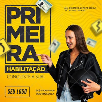 Feed - Primeira Habilitação - Conquista A Sua!