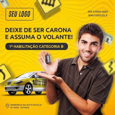 Feed - Deixe De Ser Carona Assuma O Volante