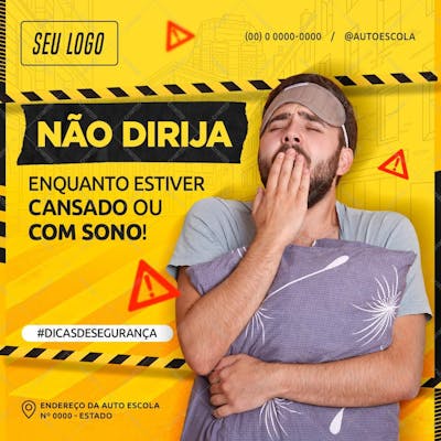 Feed - Não Dirija Enquanto Estiver Cansado