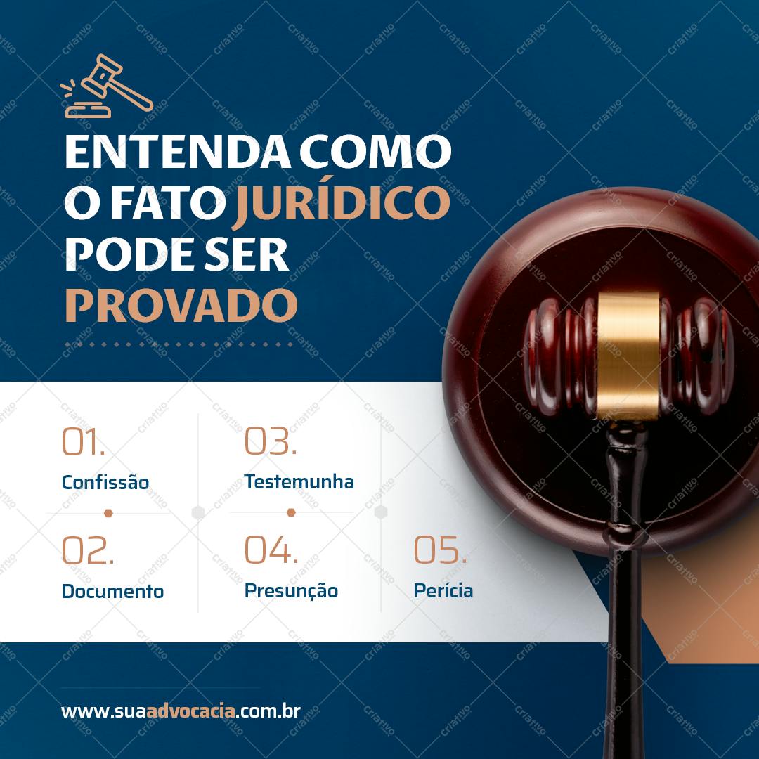 Post para Redes Sociais Direito PSD Editável