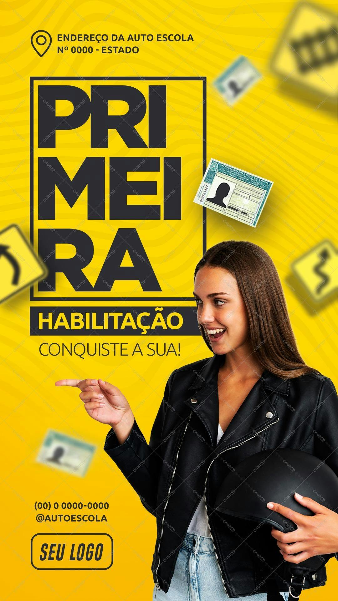 Flyer para Habilitação PSD Editável